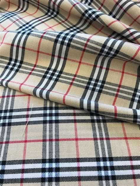 what is burberry made of|Burberry fabric by the yard.